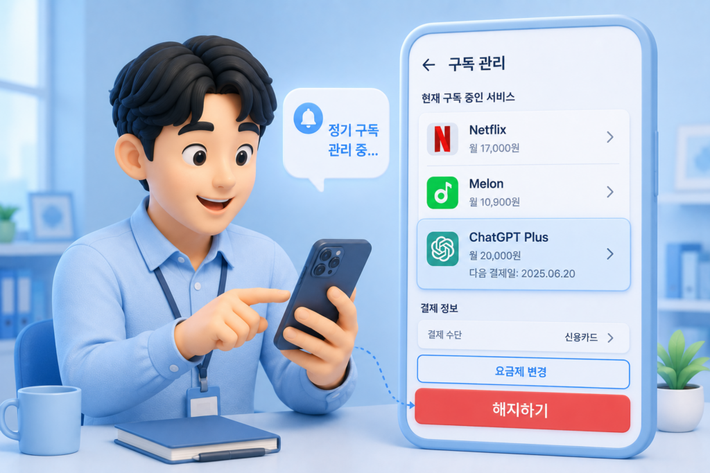챗GPT 해지 방법 결제 경로별 취소 위치 정리