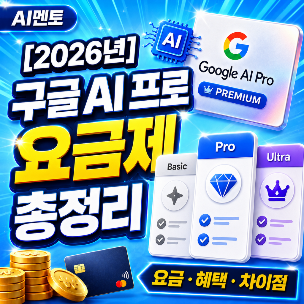구글 AI프로 요금제 총정리