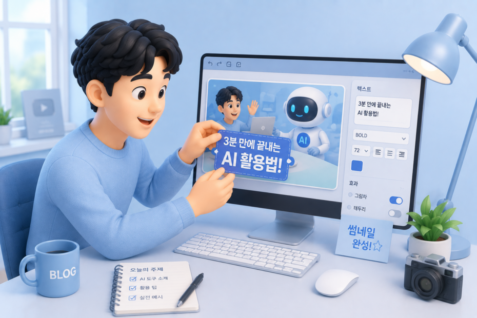 AI 이미지 표시 의무 대상과 면제 조건 구분