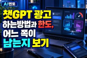 챗GPT 광고 하는방법과 한도, 어느 쪽이 남는지 보기