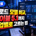 클로드 모델 비교, 페이블 5.1까지 작업별로 고르는 법